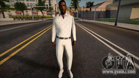 Jizzy in a white suit for GTA San Andreas