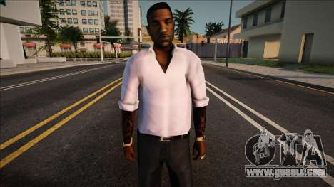 Jizzy in a white shirt for GTA San Andreas