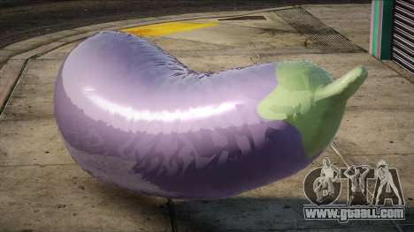 Eggplant Emoji Motorcycle for GTA San Andreas