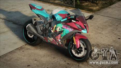 Kawasaki Ninja ZX-10 Hatsune Miku Itansh for GTA San Andreas