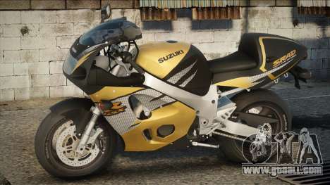 1997 Suzuki GSXR-750 SRAD Black-Yellow for GTA San Andreas