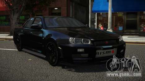 Nissan Skyline R34 Ledrom for GTA 4