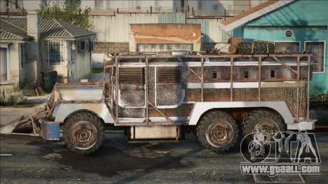 HVY Jeep Apocalypse 6X6 White Camo for GTA San Andreas