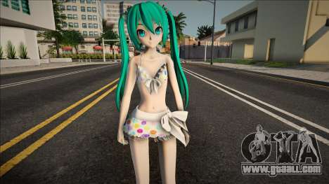 Hatsune Miku Polka Dot Bikini v1 for GTA San Andreas