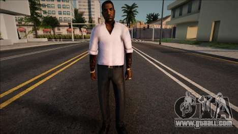 Jizzy in a white shirt for GTA San Andreas