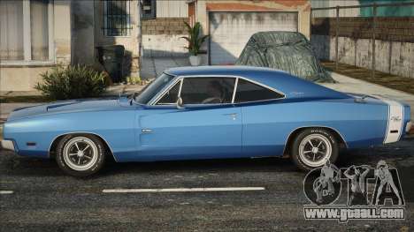 Dodge Charger RT 1970 Blue for GTA San Andreas