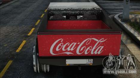 Tesla Cybertruck Coca-Cola for GTA San Andreas