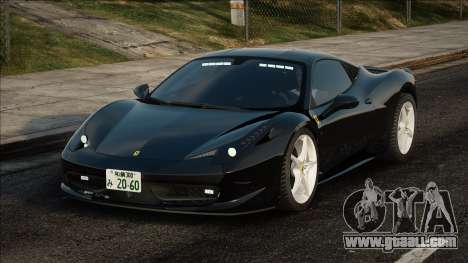 2010 Ferrari 458 Italia Undercover Police V1.1 for GTA San Andreas