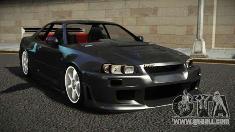 Nissan Skyline R34 Bafukas for GTA 4