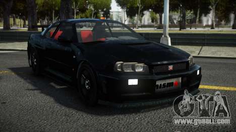 Nissan Skyline R34 Vucka for GTA 4