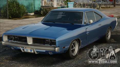 Dodge Charger RT 1970 Blue for GTA San Andreas