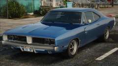 Dodge Charger RT 1970 Blue for GTA San Andreas