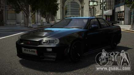 Nissan Skyline R34 Ledrom for GTA 4