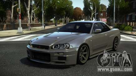 Nissan Skyline R34 Foraz for GTA 4