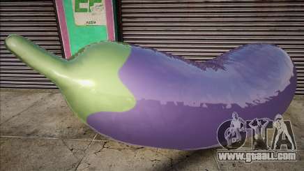 Eggplant Emoji Motorcycle for GTA San Andreas