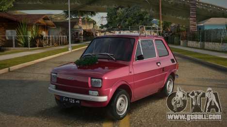 Fiat 126 Bambino Christmas Edition for GTA San Andreas