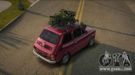 Fiat 126 Bambino Christmas Edition for GTA San Andreas