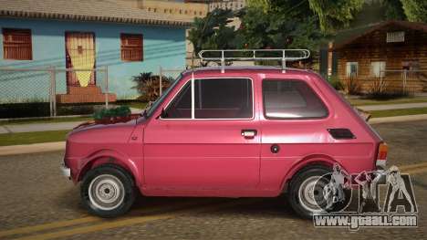 Fiat 126 Bambino Christmas Edition for GTA San Andreas