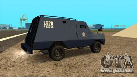 Fbitruck Cadillac Gage Ranger for GTA San Andreas