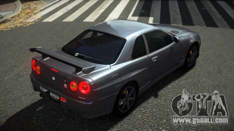 Nissan Skyline R34 Ralokshi for GTA 4