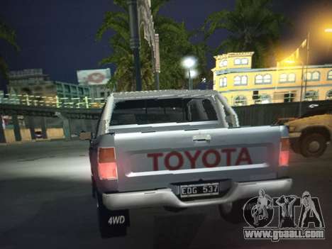 Toyota Hilux 1998 for GTA San Andreas