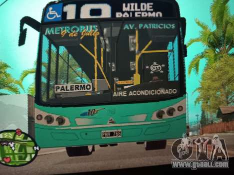 Colectivo Linea 10 for GTA San Andreas