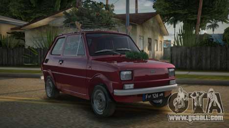 Fiat 126 Bambino Christmas Edition for GTA San Andreas