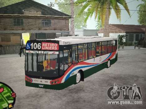 Bus line 106 for GTA San Andreas