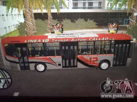 Colectivo Linea 12 for GTA San Andreas