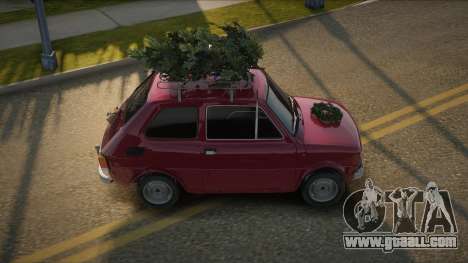 Fiat 126 Bambino Christmas Edition for GTA San Andreas