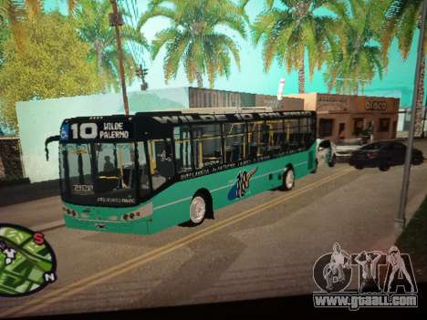 Colectivo Linea 10 for GTA San Andreas