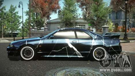 Nissan Skyline R33 Hikoshi S6 for GTA 4