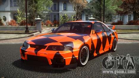 Nissan Skyline R33 Hikoshi S14 for GTA 4