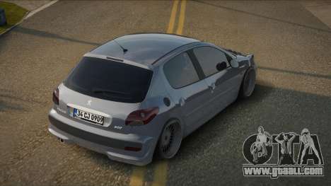 Peugeot 206 DK V1.2 for GTA San Andreas