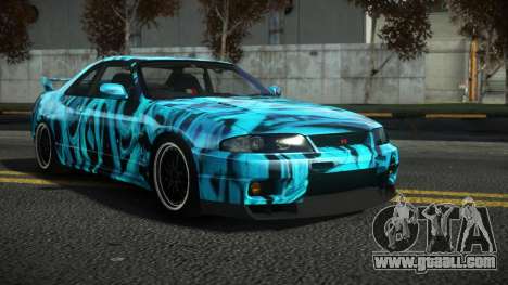 Nissan Skyline R33 Fahuz S1 for GTA 4