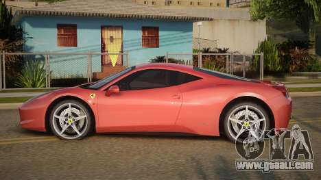 Ferrari 458 Italia Secrom for GTA San Andreas