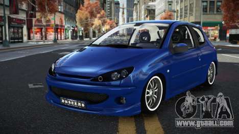 Peugeot 206 Bafuka for GTA 4