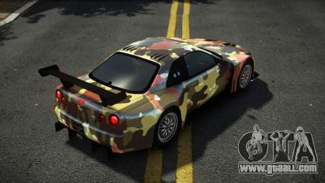 Nissan Skyline R34 Dibofas S8 for GTA 4