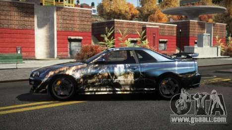 Nissan Skyline R34 Dezro S7 for GTA 4