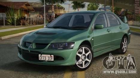 Mitsubishi Lancer Evolution VIII F-Sport for GTA San Andreas