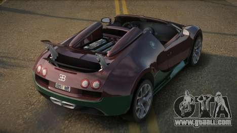 Bugatti Veyron Roadster for GTA San Andreas