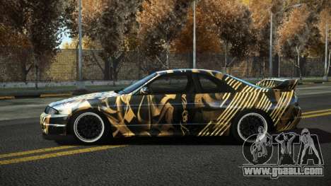 Nissan Skyline R33 Fahuz S2 for GTA 4