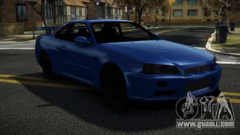 Nissan Skyline R34 Terihos for GTA 4