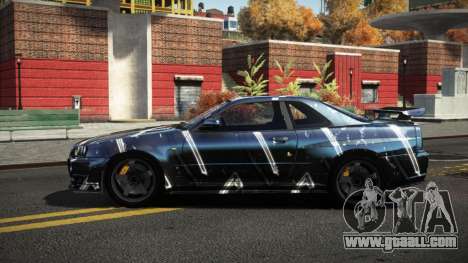Nissan Skyline R34 Dezro S2 for GTA 4