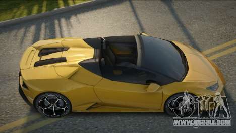 Lamborghini Huracan Roadster V1.1 for GTA San Andreas