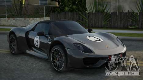 Porsche 918 Spyder V2.1 for GTA San Andreas