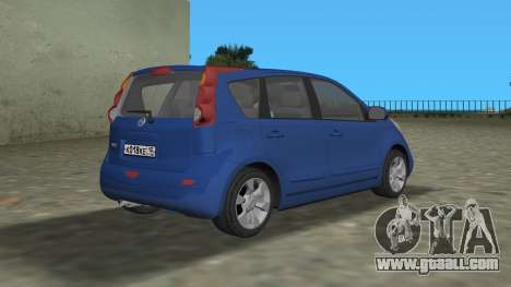 Nissan Note (2009) for GTA Vice City