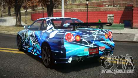 Nissan Skyline R34 Dezro S12 for GTA 4