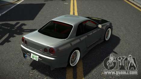 Nissan Skyline R34 Vuzax for GTA 4