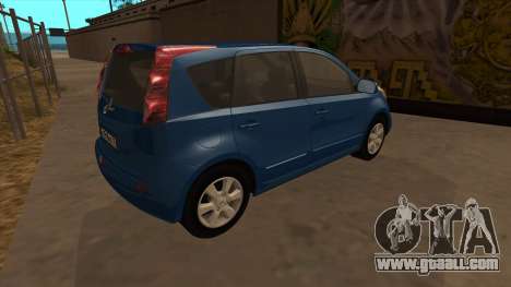 Nissan Note (2011) for GTA San Andreas